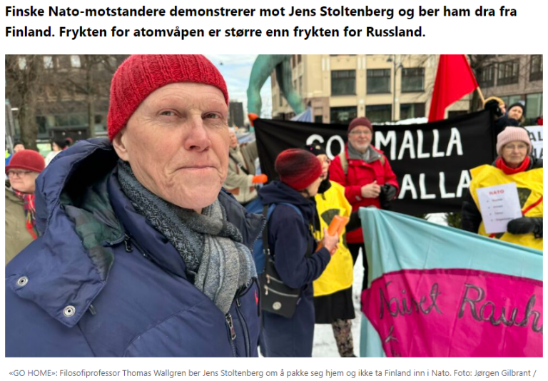 – Fuck Stoltenberg