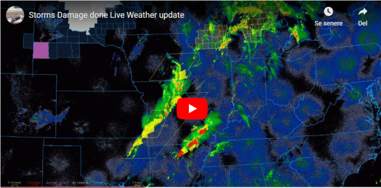 Storms Damage done Live Weather update 06.04 2023