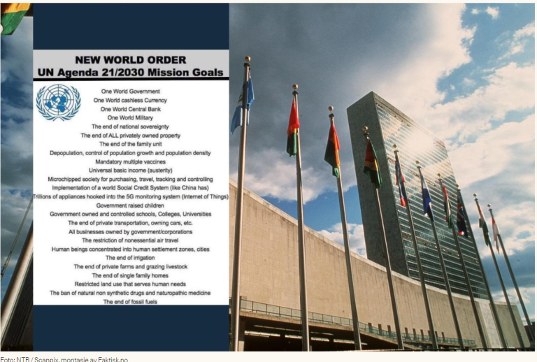 Nei, dette dokumentet beskriver ikke FNs Agenda 21 eller Agenda 2030. Les hva Faktisk.no skriver om Agenda 2030..