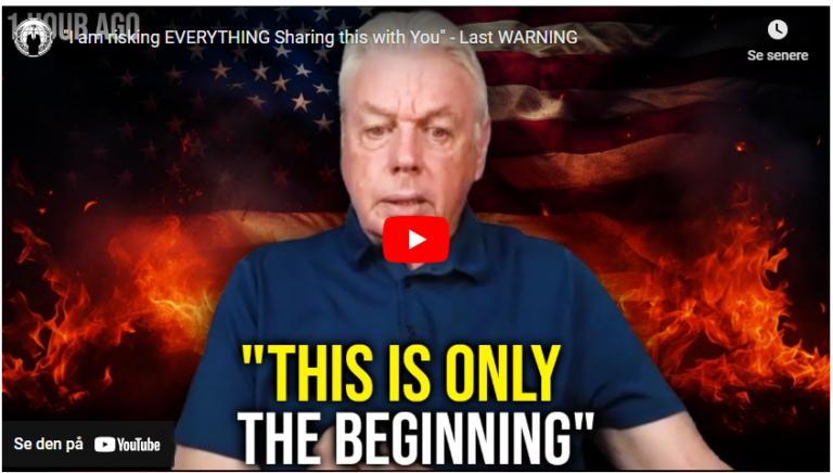 “I am risking EVERYTHING Sharing this with You” – Last WARNING…..David Icke 24.08 2023.