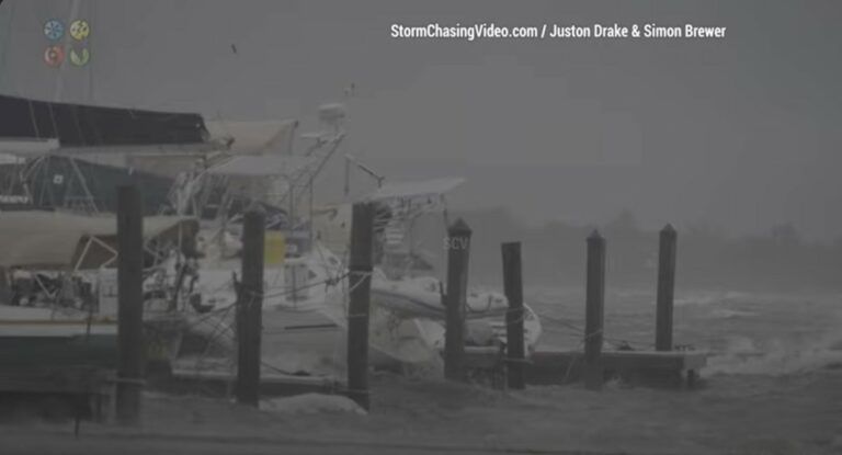 Tropical Storm Ophelia, New Bern NC, Storm Surge And High Winds – 9/23/2023   USA er i ferd med å tas ned!