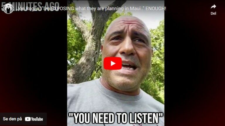 Joe Rogan: “I’m EXPOSING what they are planning in Maui..” ENOUGH   24.09 2023