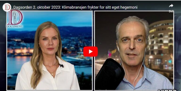 Dagsorden 2. oktober 2023: Klima­bransjen frykter for sitt eget hegemoni.