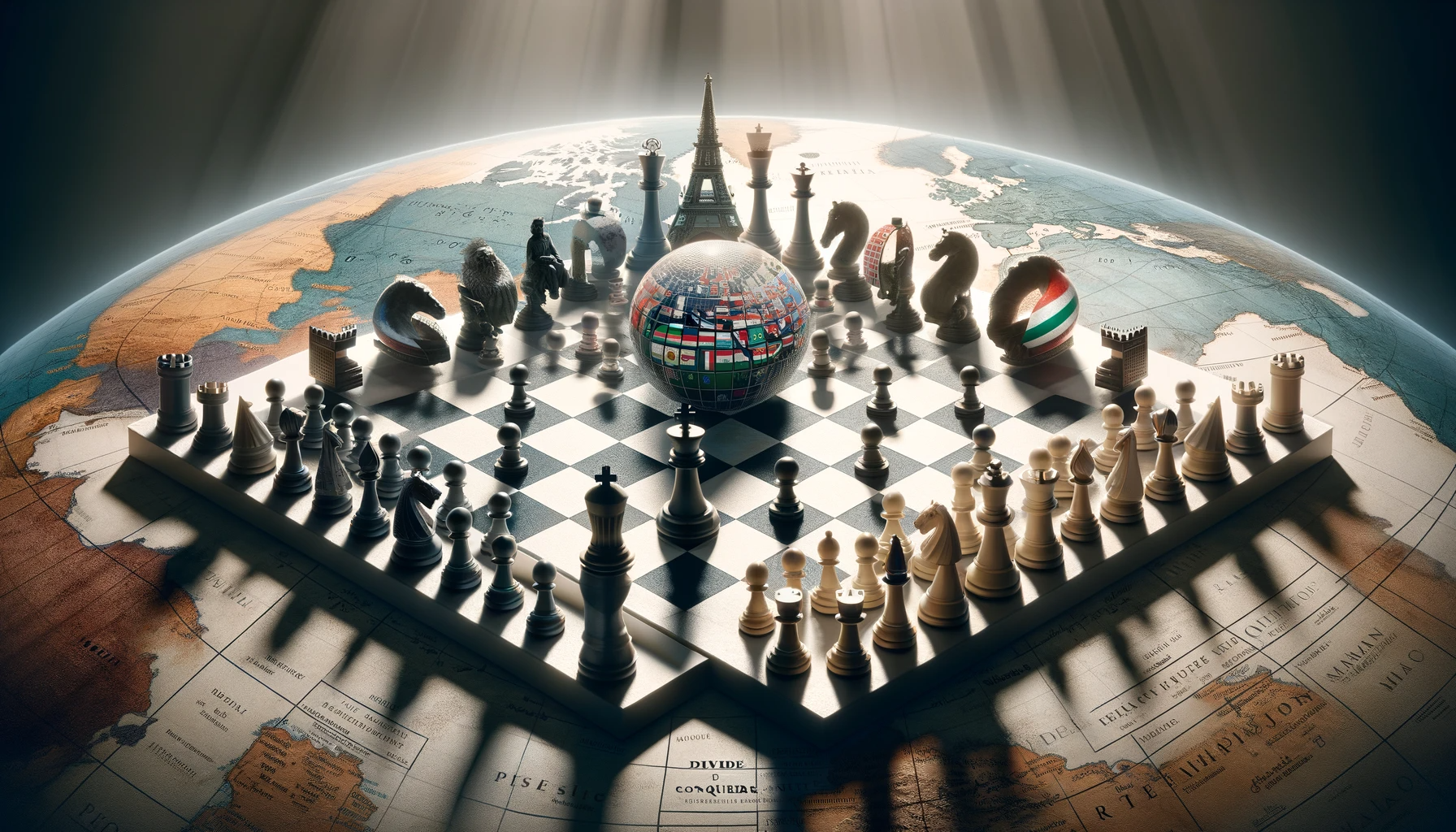 Forberede sjakkbrettet for Clash of Civilization