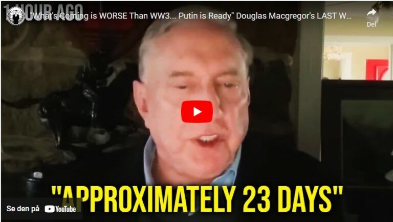 “What’s Coming is WORSE Than WW3… Putin is Ready” Douglas Macgregor’s LAST WARNING.