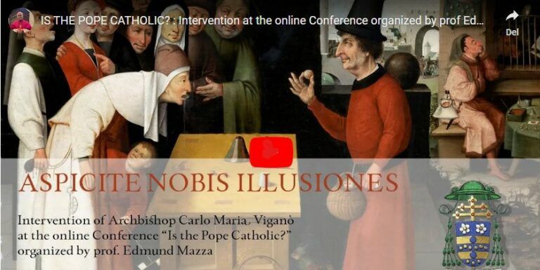 S THE POPE CATHOLIC? : Intervention at the online Conference organized by prof Edmund Mazza.