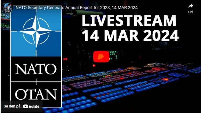 NATO Secretary General’s Annual Report for 2023, 14 MAR 2024.