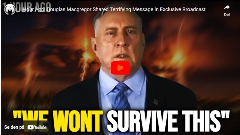 1 Hour Ago: Douglas Macgregor Shared Terrifying Message in Exclusive Broadcast.