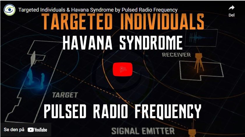 Targeted Individuals & Havana Syndrome by Pulsed Radio Frequency.